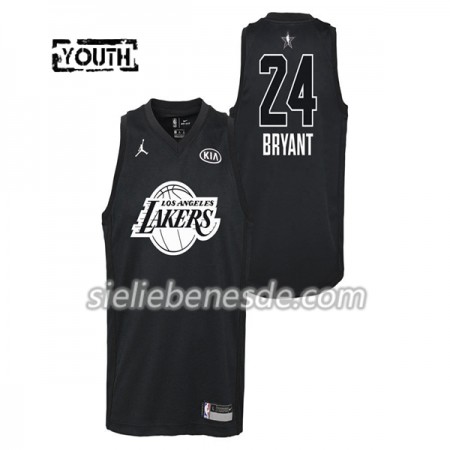 Kinder NBA Los Angeles Lakers Trikot Kobe Bryant 24 2018 All-Star Jordan Brand Schwarz Swingman